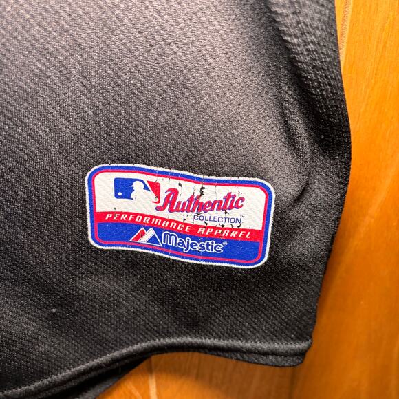 Vintage Majestic Chicago White Sox Jersey Men’s Size XL Black MLB USA Made Blank - Picture 6 of 8